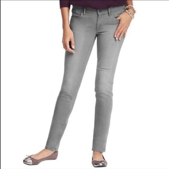 Loft Modern Skinny Grey Stretch Jeans Size 12 31‎ NEW! - Picture 1 of 6